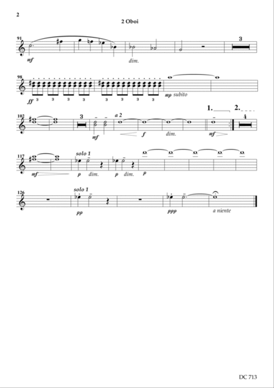 26B: Impressions of Agecroft [set of parts] Large Ensemble scores gallery preview page 4