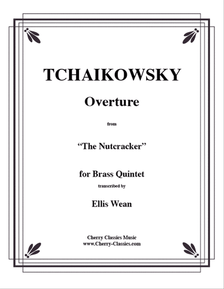 Overture to the Nutcracker Brass Quintet scores gallery preview page 1