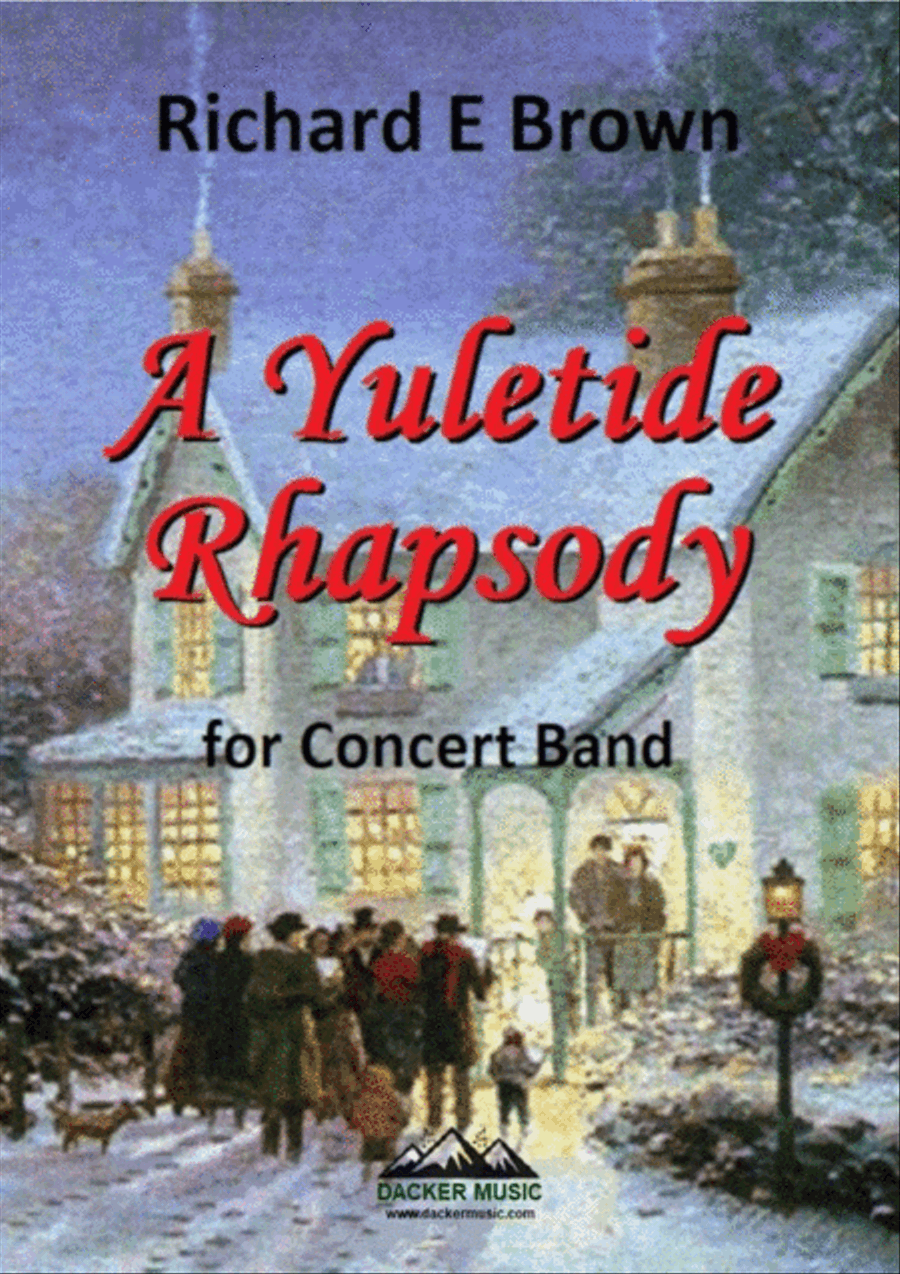 A Yuletide Rhapsody Concert Band scores gallery preview page 1