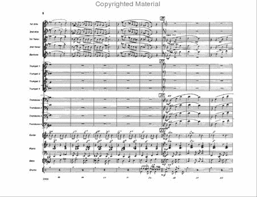 Gospel John Jazz Ensemble scores gallery preview page 8
