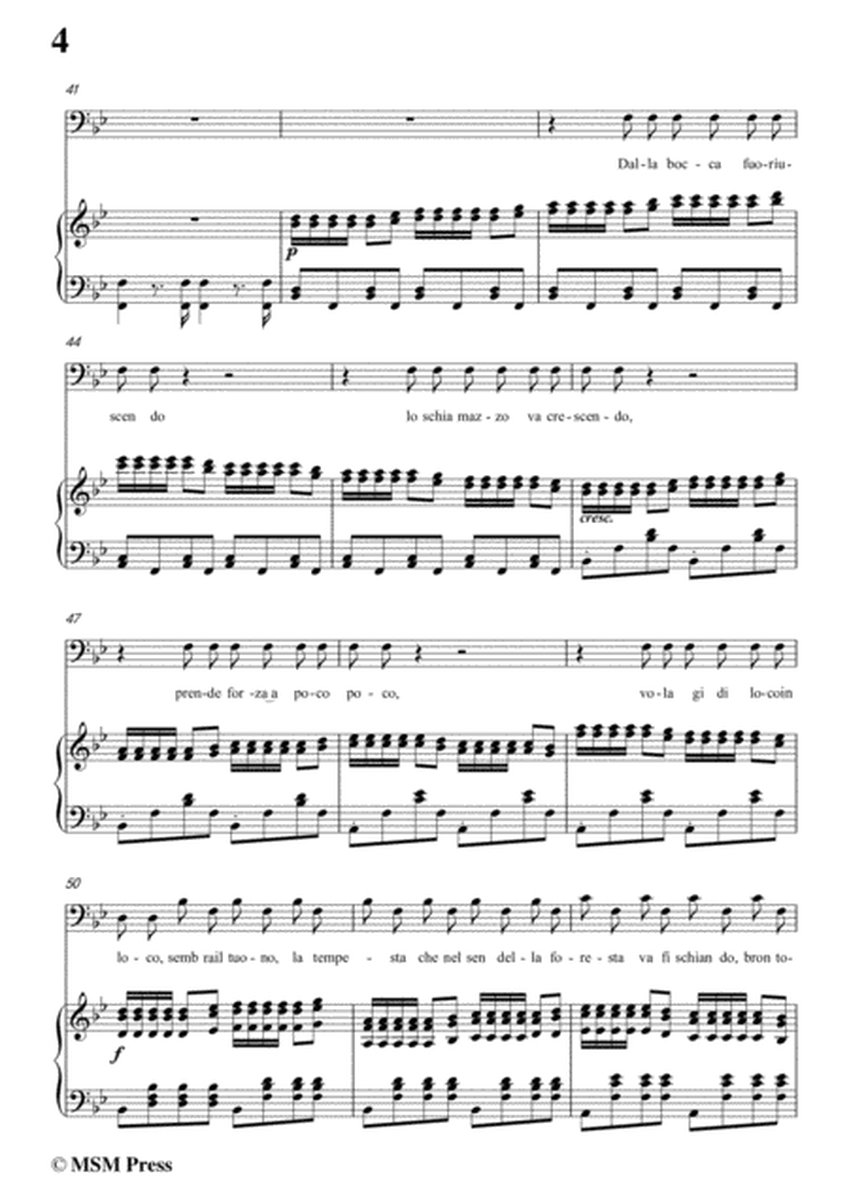 Rossini-La calunnia in B flat Major,for Voice and Piano image number null