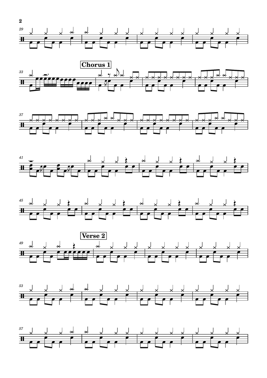Breed Drum Set scores gallery preview page 2