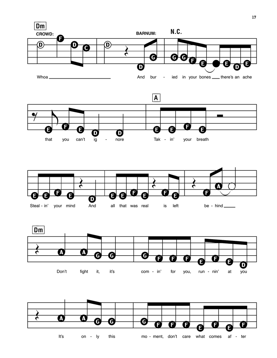 The Greatest Show (from The Greatest Showman) Electronic Keyboard scores gallery preview page 2