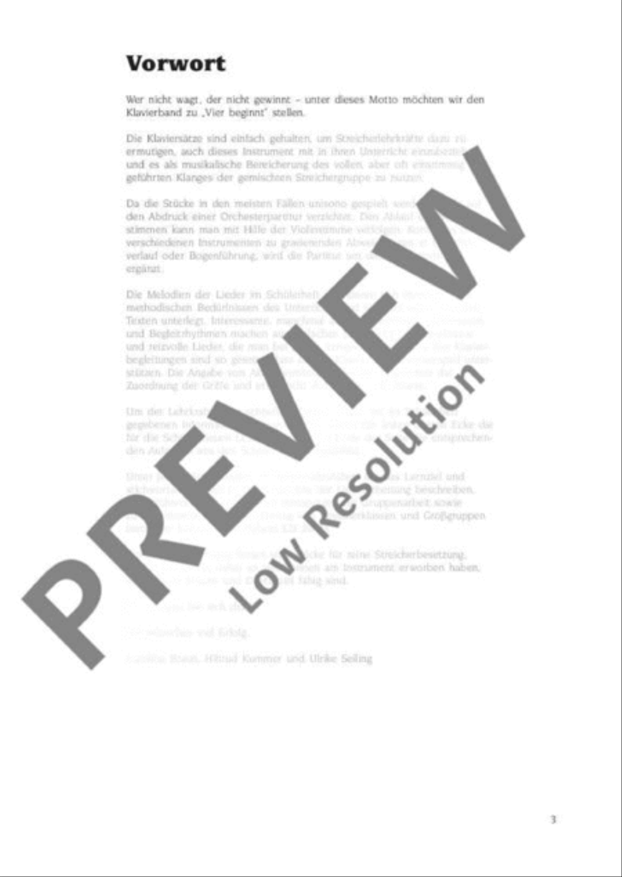 Vier beginnt Vier beginnt Score scores gallery preview page 4