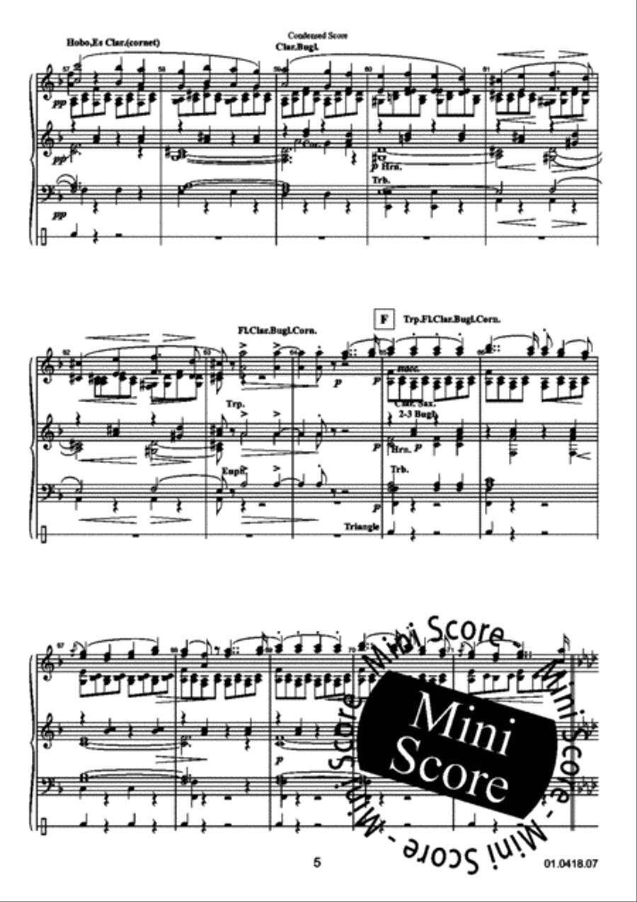 Norma Ouverture Concert Band scores gallery preview page 33