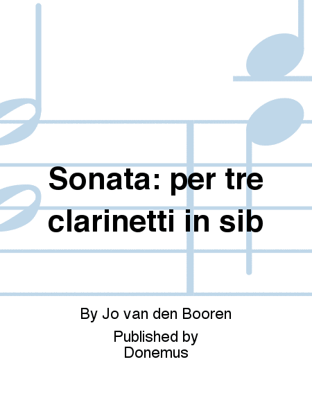 Sonata: per tre clarinetti in sib