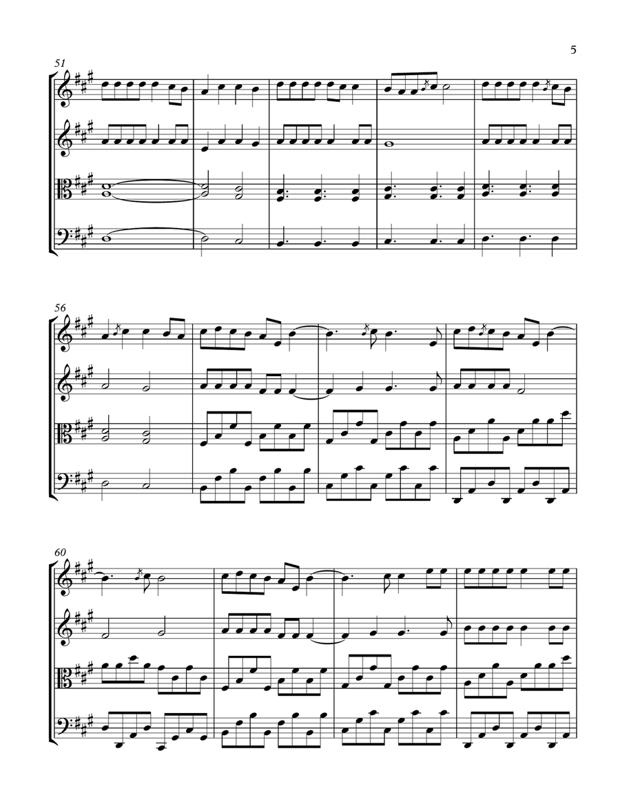 Headlines String Quartet scores gallery preview page 5