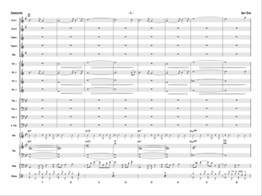 Sky Dive Jazz Ensemble scores gallery preview page 3