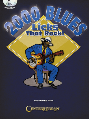 Book cover for 2000 Blues Licks That Rock!
