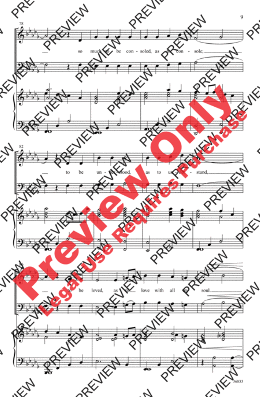Make Me a Channel of Your Peace 2-Part scores gallery preview page 9