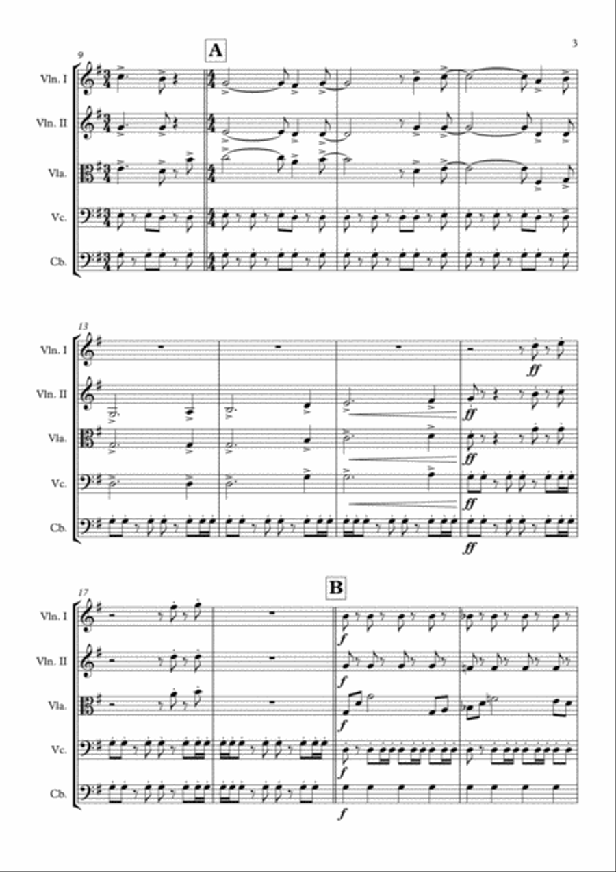 Backdraft String Quintet scores gallery preview page 4