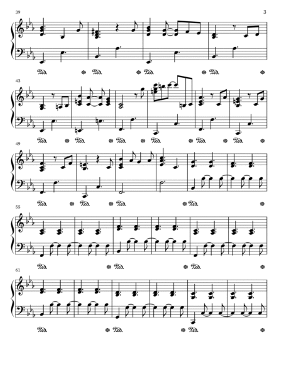 Valentine Easy Piano scores gallery preview page 3