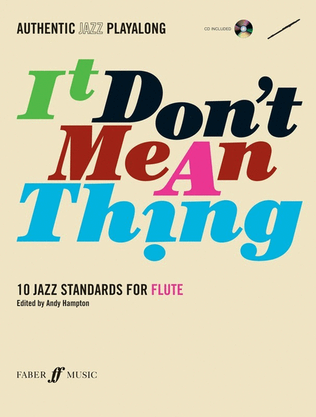 Book cover for It Dont Mean A Thing Flute/CD