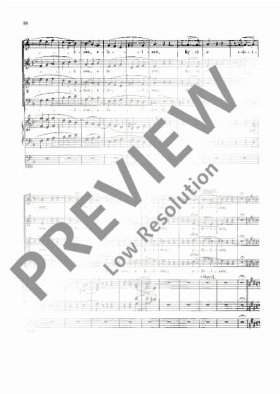 Missa choralis Missa choralis 4-Part scores gallery preview page 11