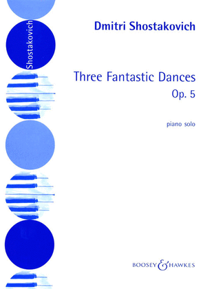 Book cover for Three Fantastic Dances, Op. 5