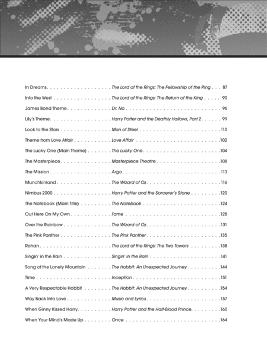 The Giant Book of Movie & TV Sheet Music Easy Piano scores gallery preview page 4