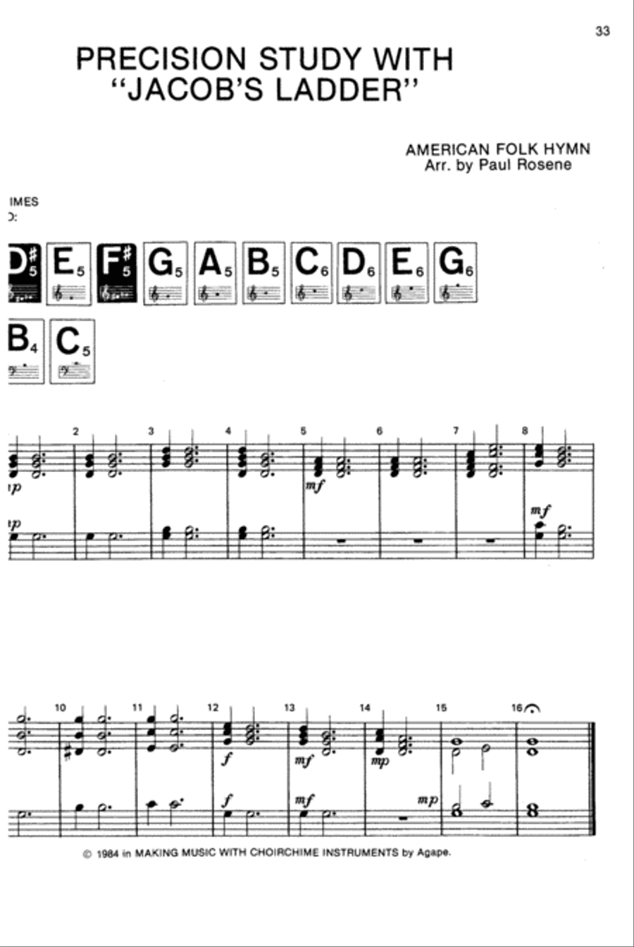 Making Music with Choirchime Instruments 3-Octaves scores gallery preview page 24