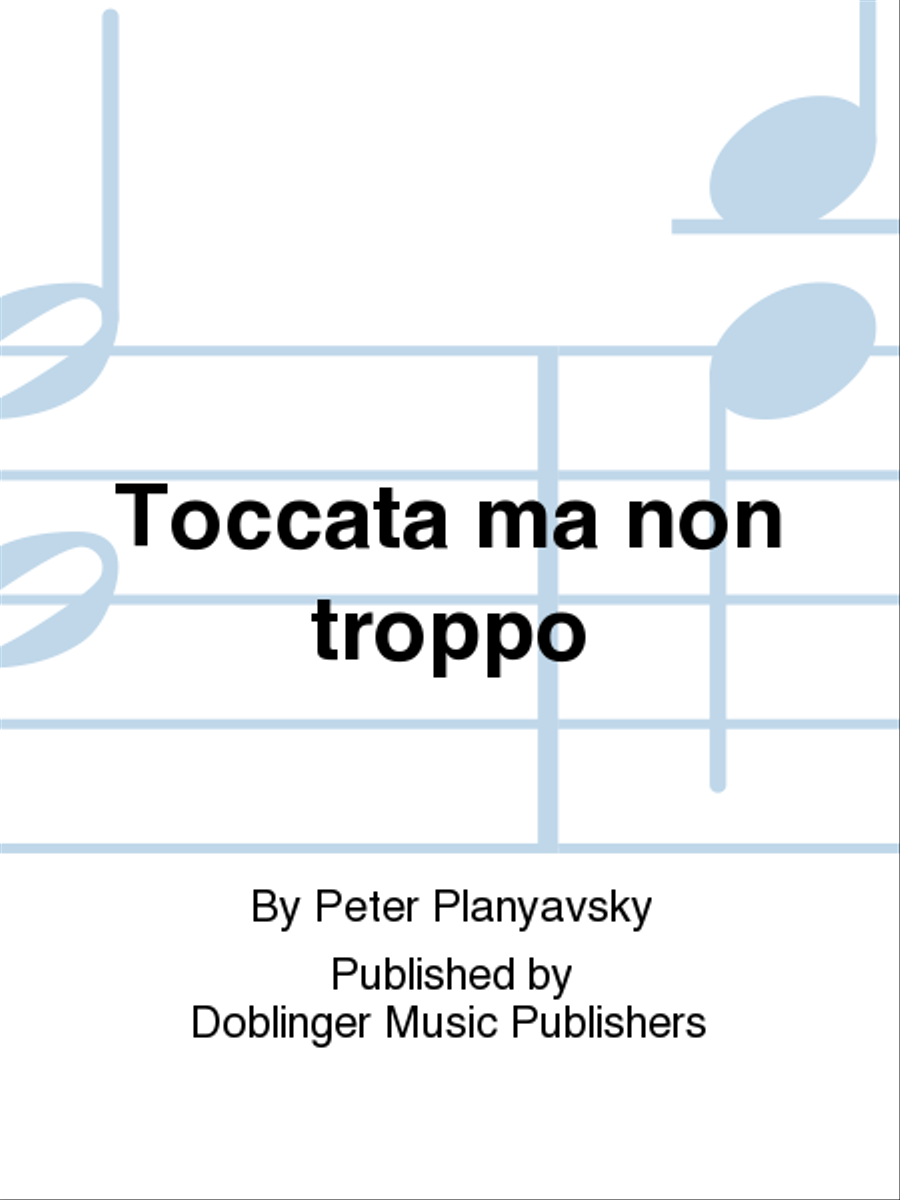 Toccata ma non troppo Organ scores gallery preview page 1