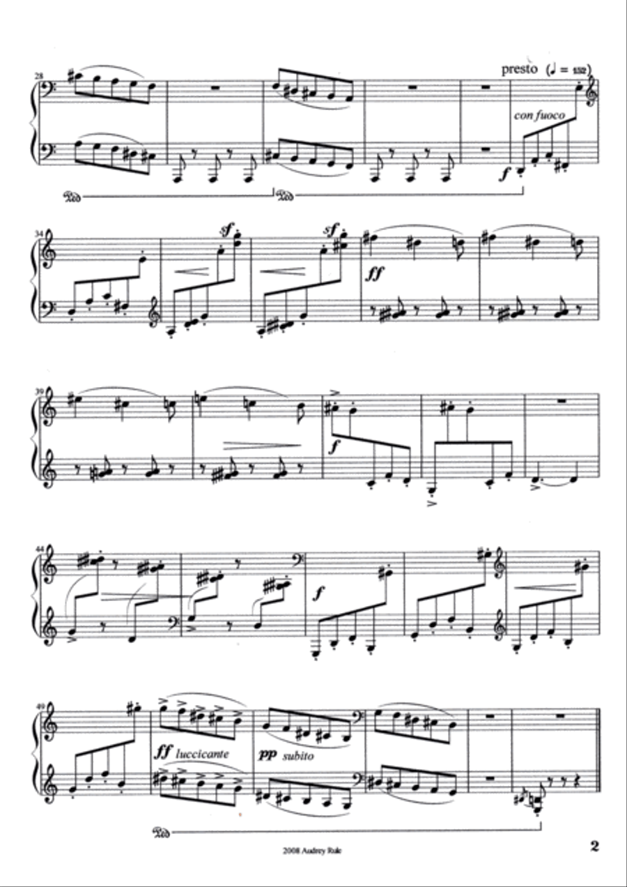 The Bandersnatch Piano Solo scores gallery preview page 2