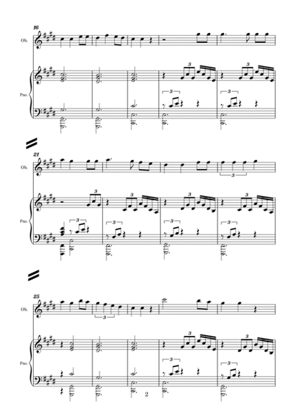 Canto Antigo- Oboe and Piano image number null
