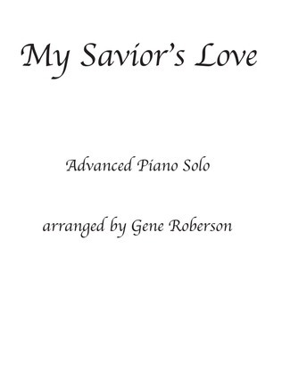 Book cover for My Savior's Love