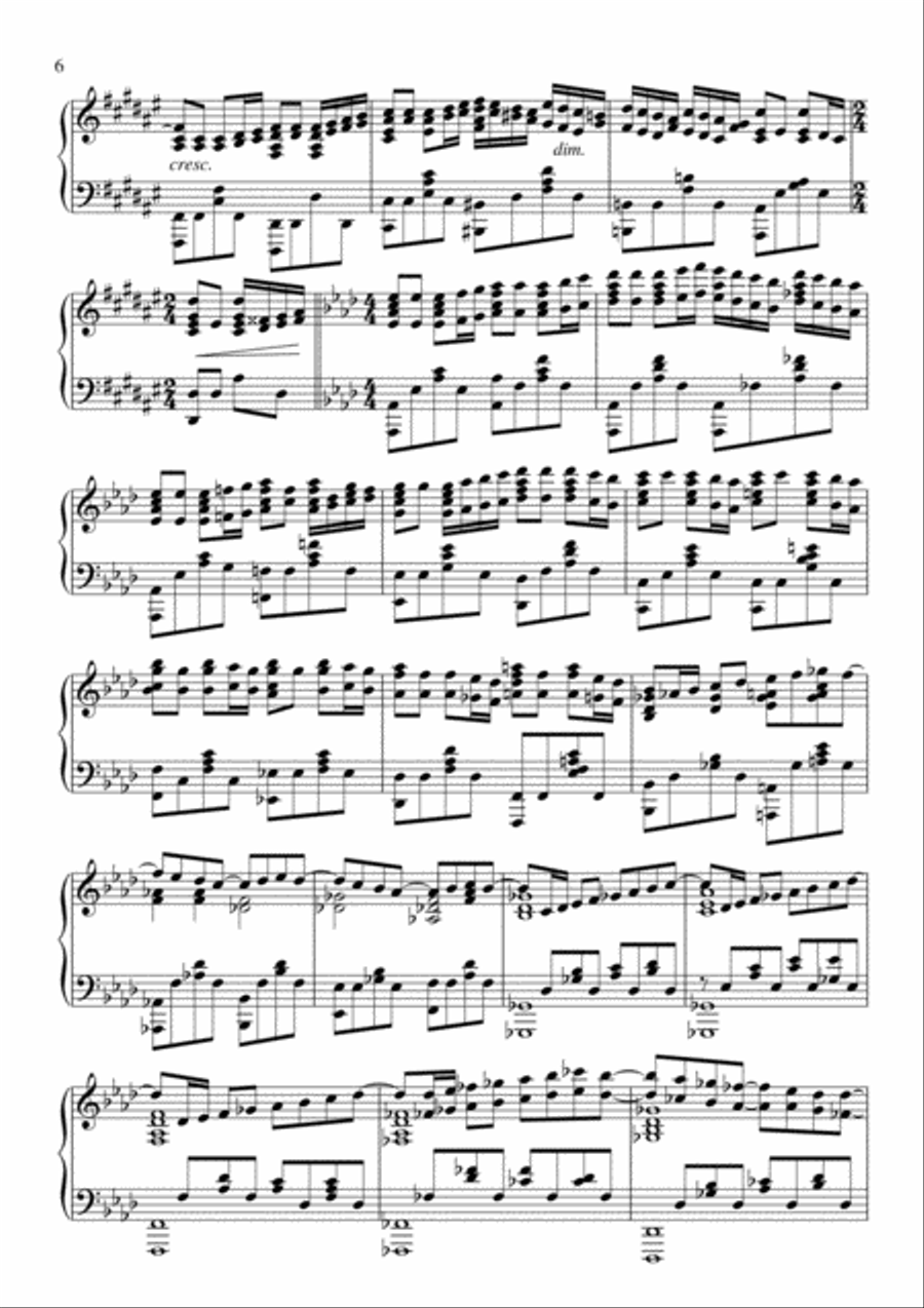 Shifting Tones II Piano Solo scores gallery preview page 6