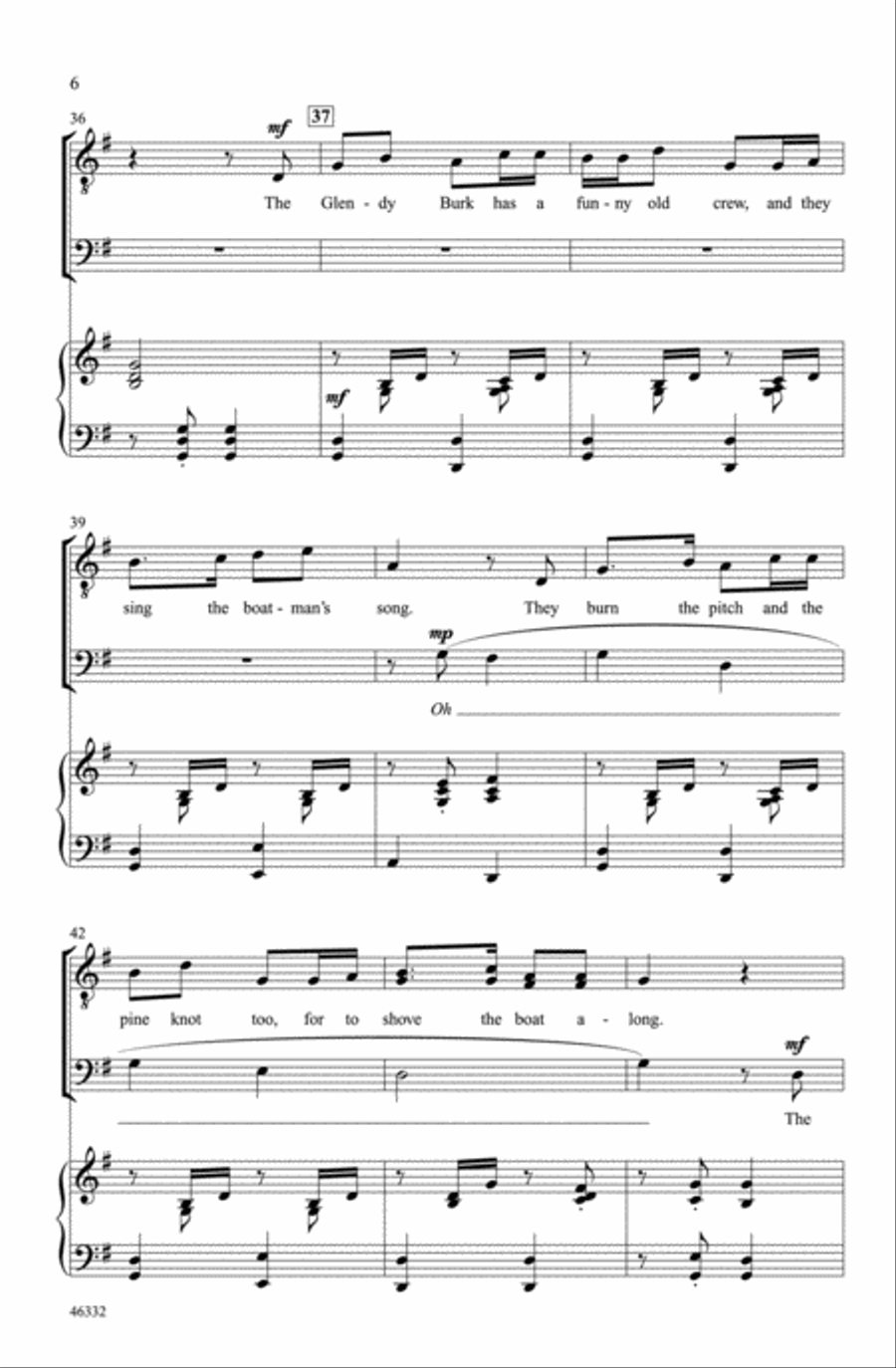The Glendy Burk Choir scores gallery preview page 5