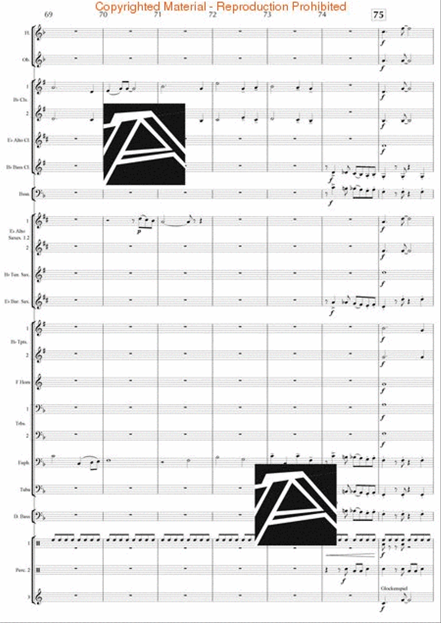 Jazz Suite No. 2 - Finale Concert Band scores gallery preview page 12