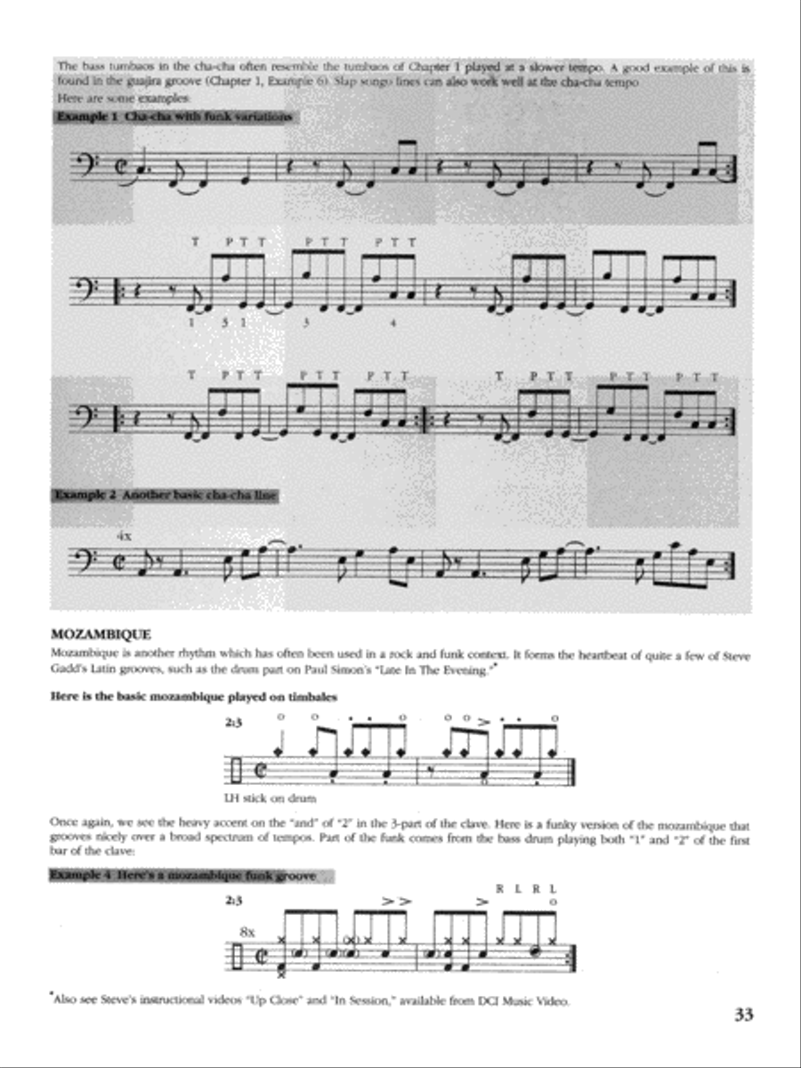 Afro cuban grooves for shop bass and drums