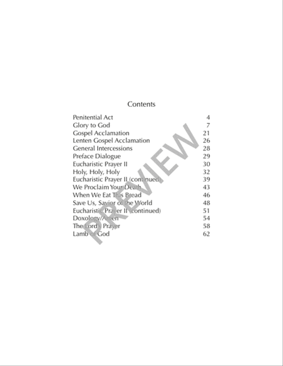 Mass of Creation (Full Score) 4-Part scores gallery preview page 4