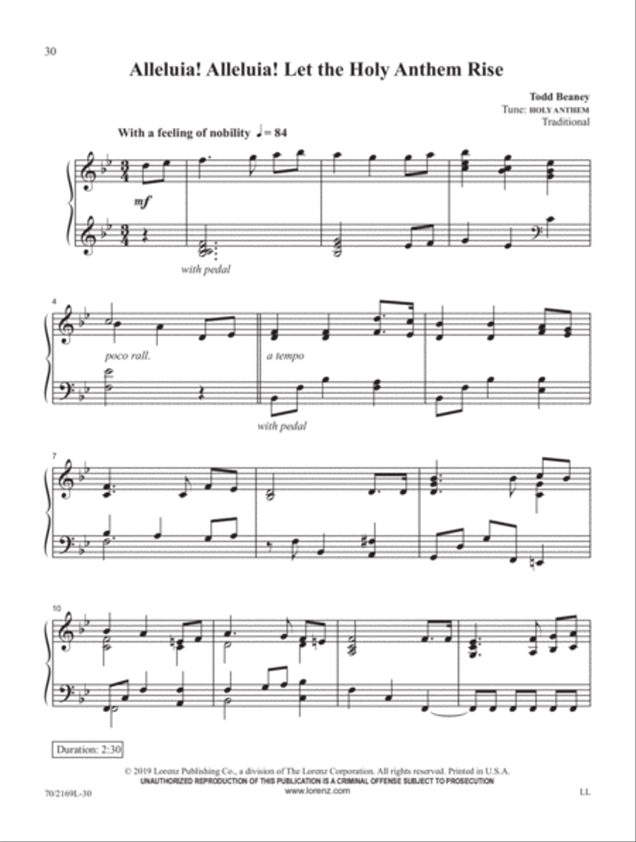 Risen Indeed! Piano Solo scores gallery preview page 17