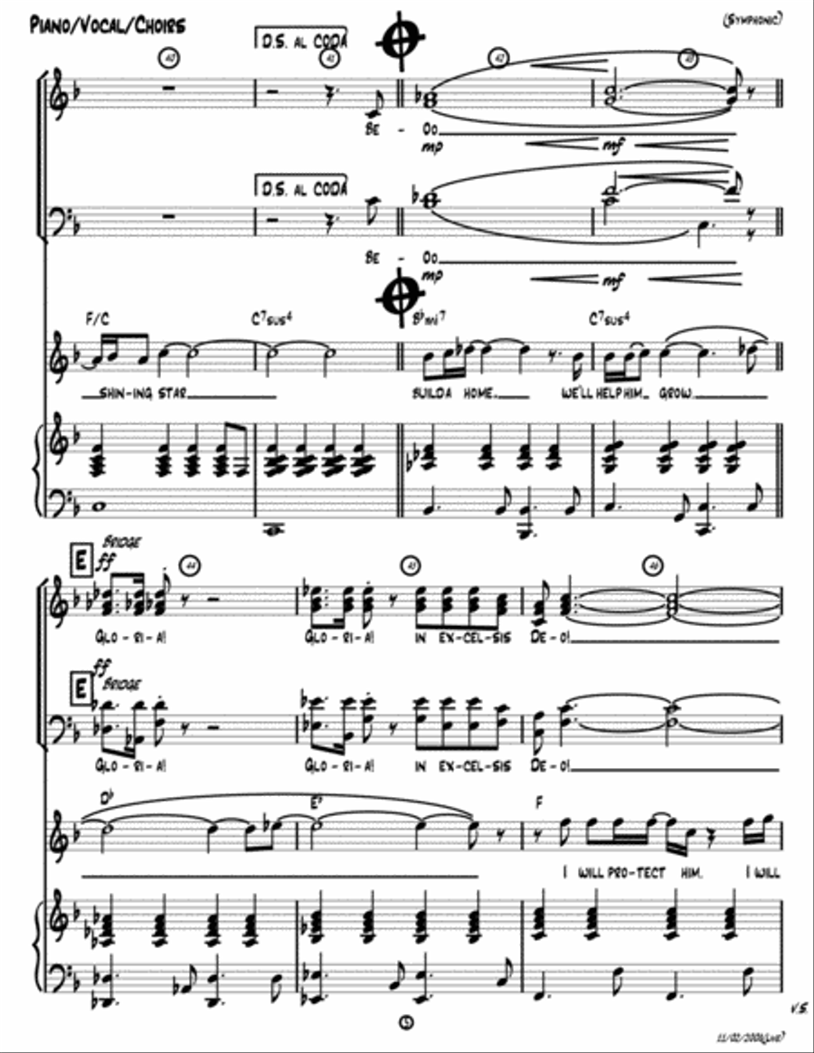 I Am a Carpenter (Joseph's Song) [Octavo w/Piano and Chords] 4-Part scores gallery preview page 5