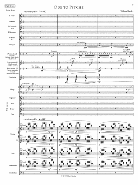 Ode to Psyche (Full Score) image number null