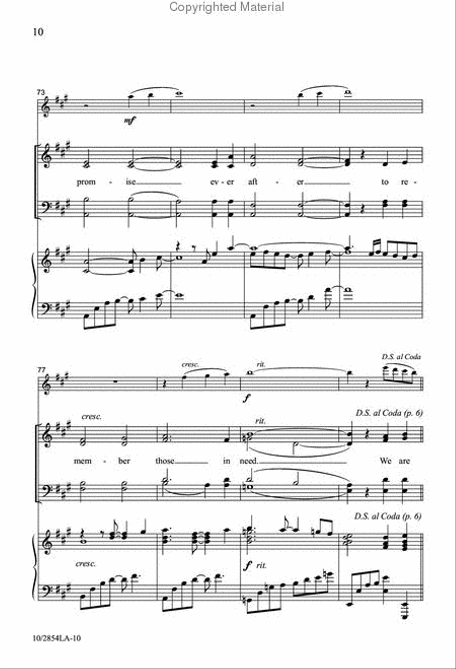 Stewards of Heaven 4-Part scores gallery preview page 10