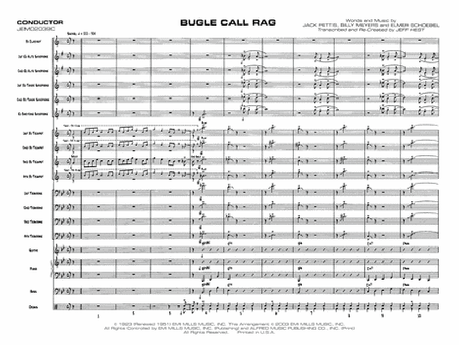 Bugle Call Rag: Score