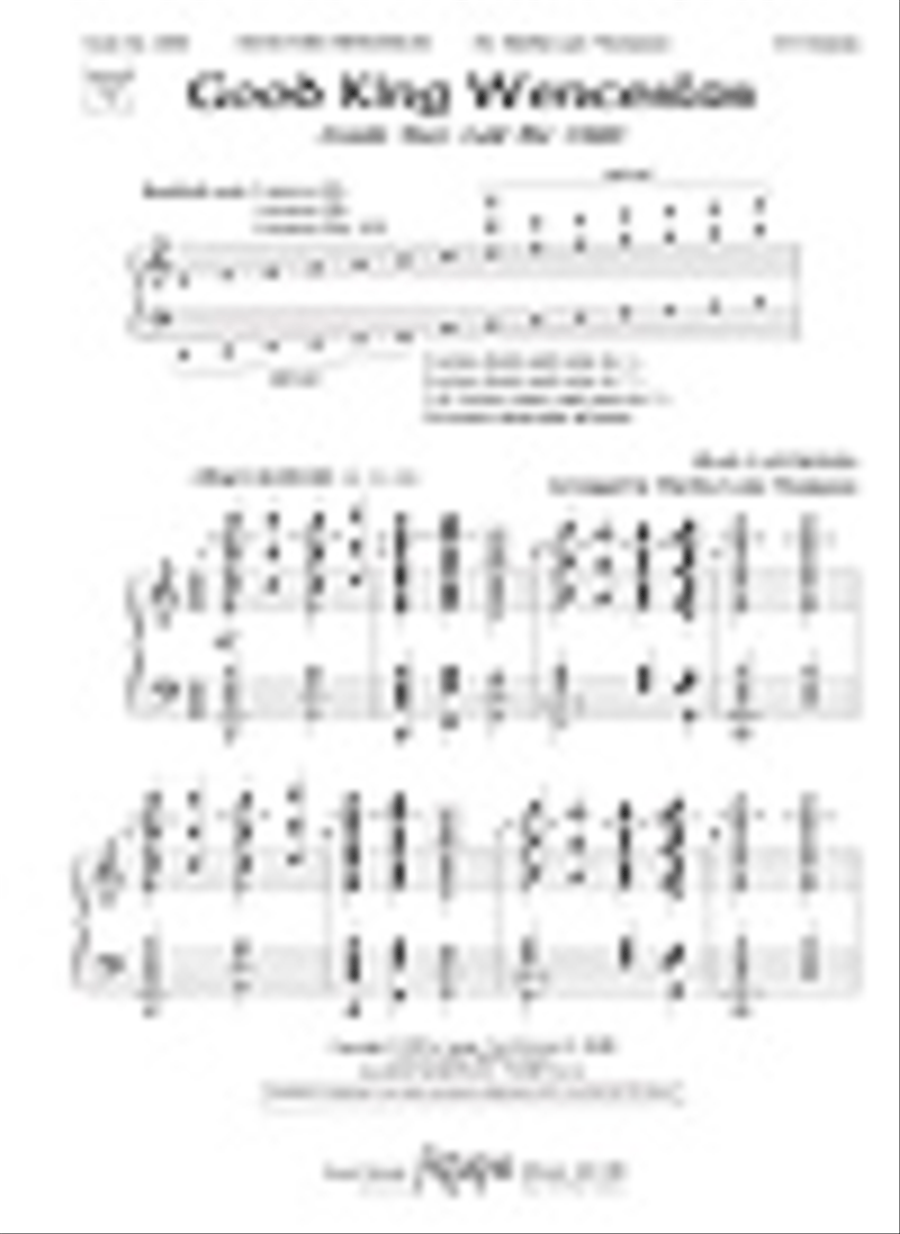 Good King Wenceslas by Martha Lynn Thompson 5-Octaves - Sheet Music