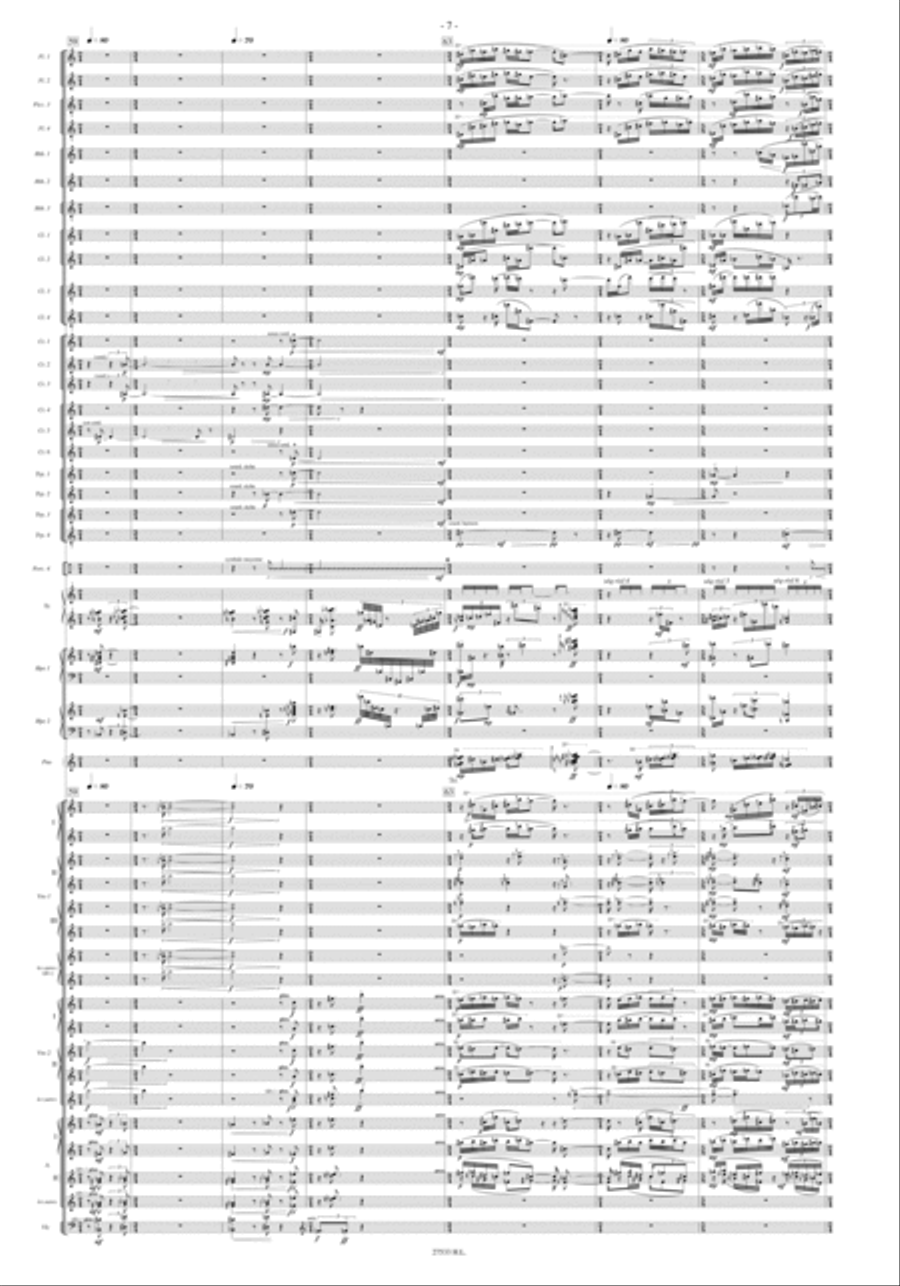 Le Partage Des Eaux Orchestra scores gallery preview page 8