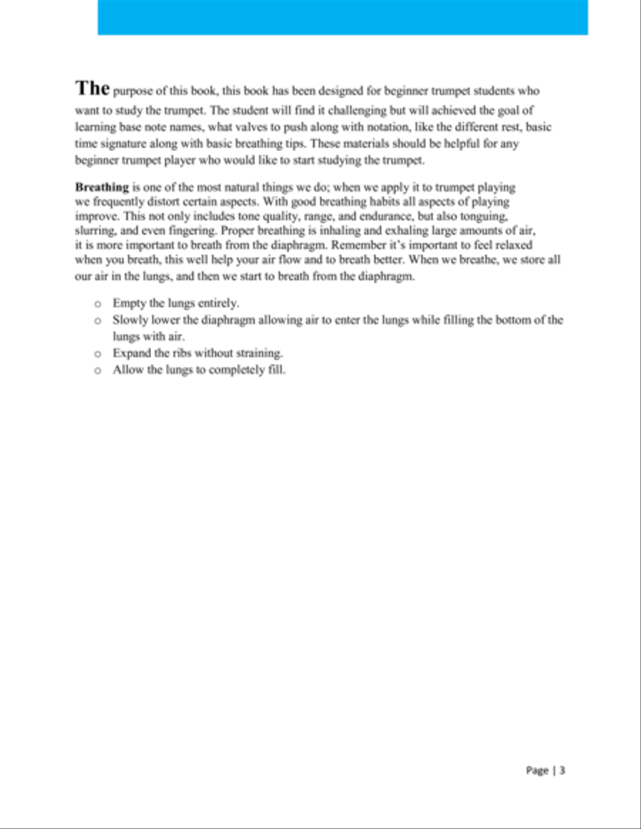 Trumpet 101 Trumpet Solo scores gallery preview page 3
