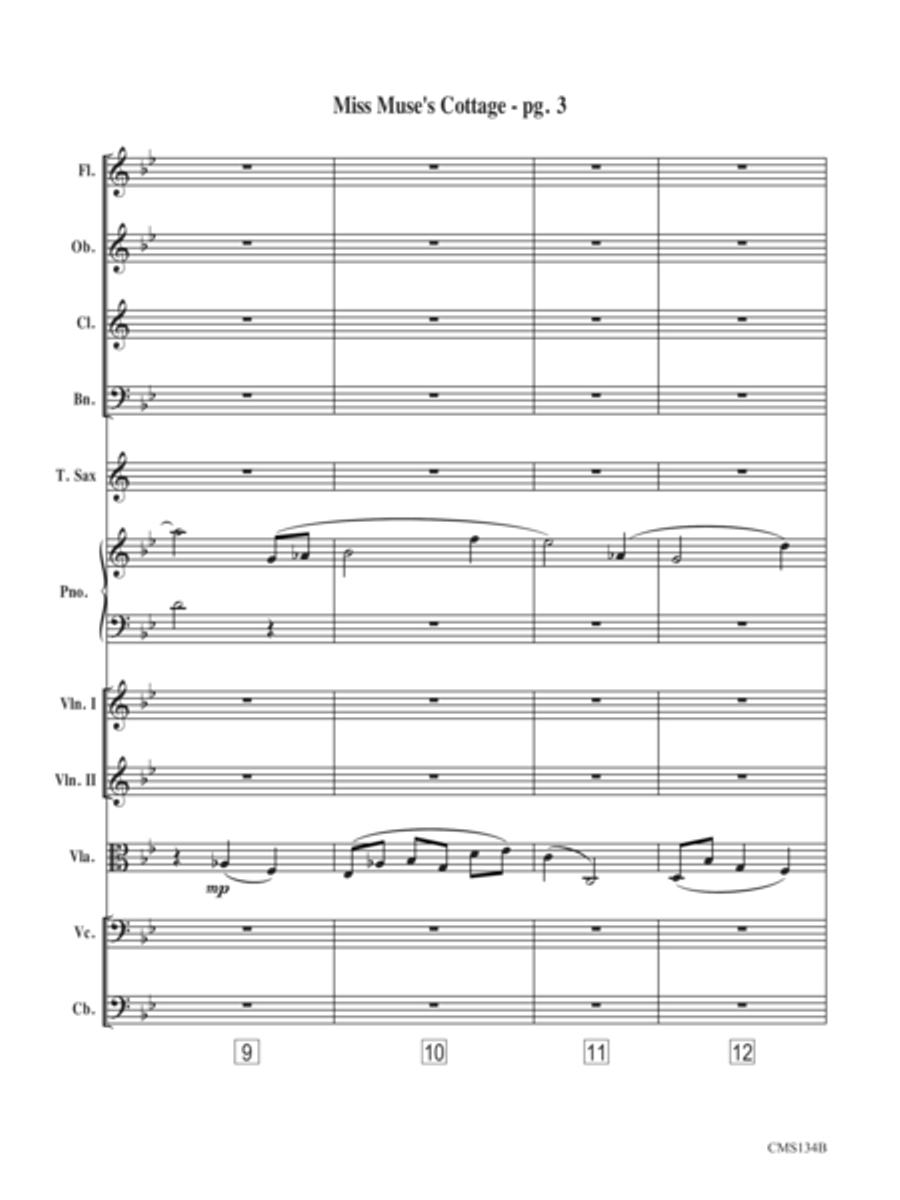 Miss Muse's Cottage Miss Muse's Cottage Clarinet scores gallery preview page 4