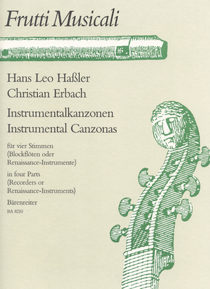 Book cover for Instrumentalkanzonen zu vier Stimmen