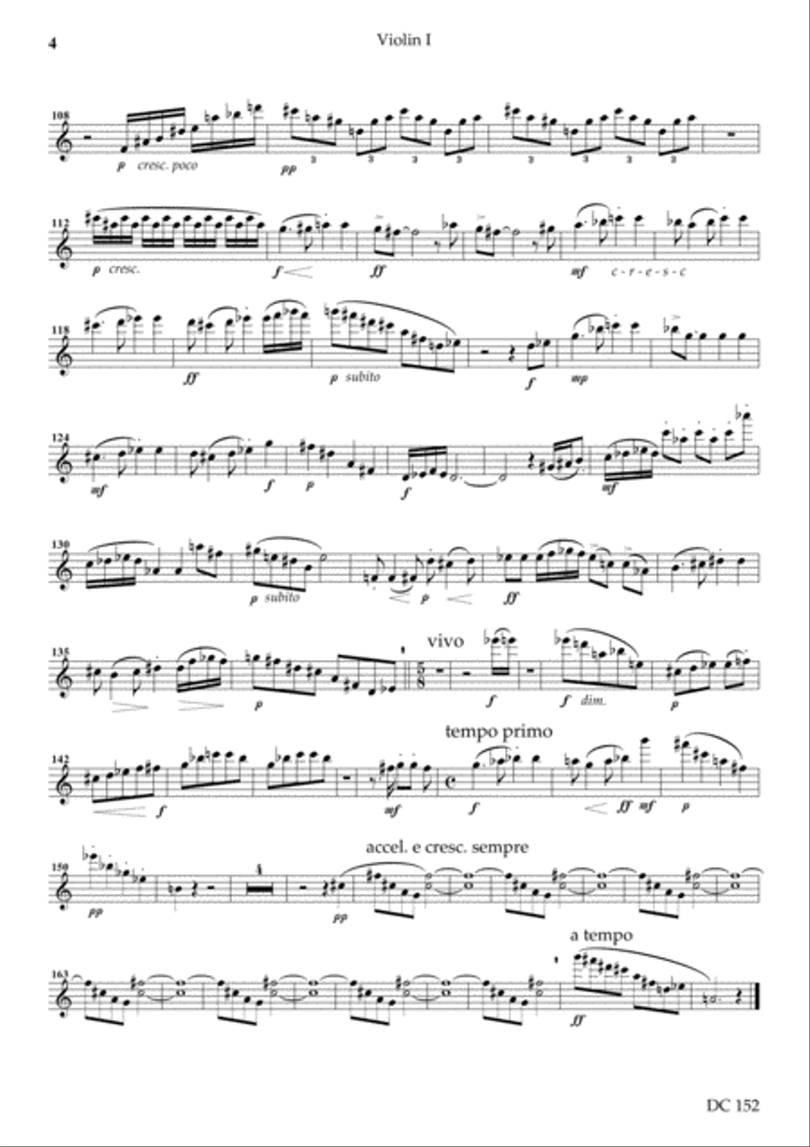 String Quartet No 2 (Parts) String Quartet scores gallery preview page 3