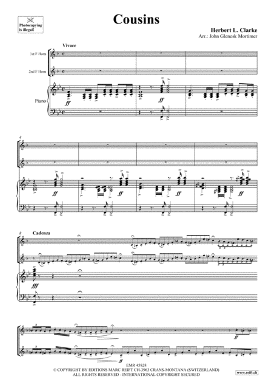 Cousins Horn scores gallery preview page 4