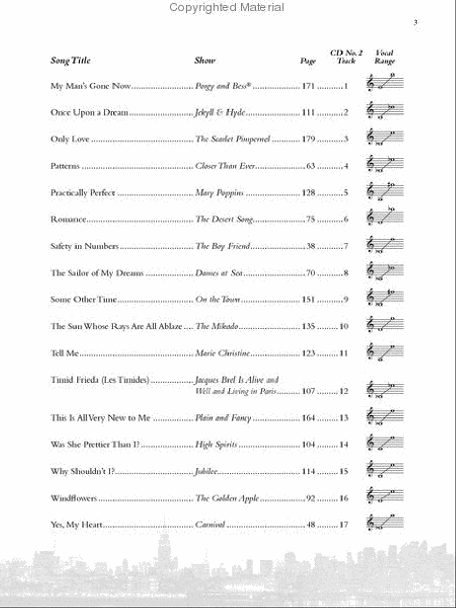 Singer's Library of Musical Theatre - Vol. 2 Voice scores gallery preview page 3