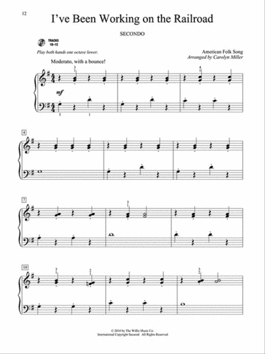 Teaching Little Fingers to Play More Easy Duets Piano Method scores gallery preview page 6