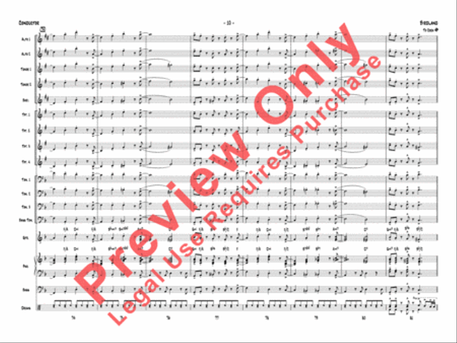 Birdland Birdland Jazz Ensemble scores gallery preview page 13