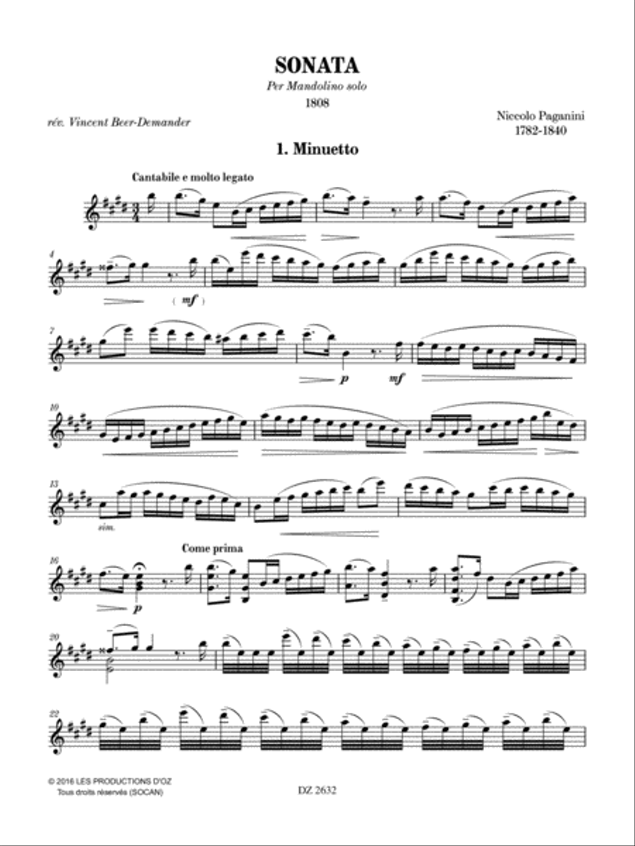 Sonata Mandolin scores gallery preview page 2