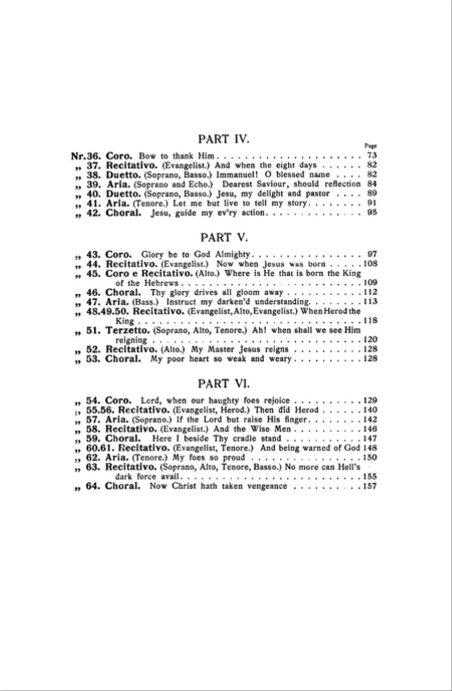 Christmas Oratorio 4-Part scores gallery preview page 5