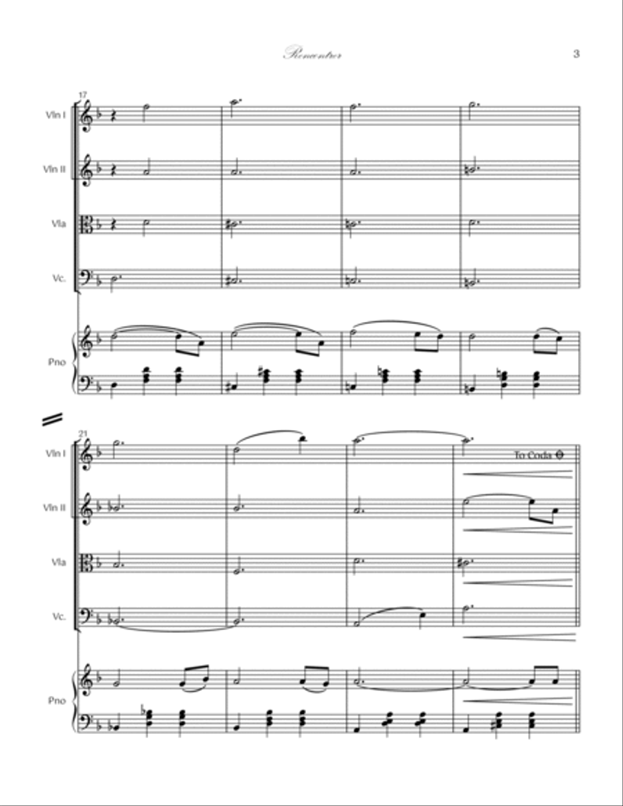 01. Rencontrer Piano Quintet Piano Quintet scores gallery preview page 3