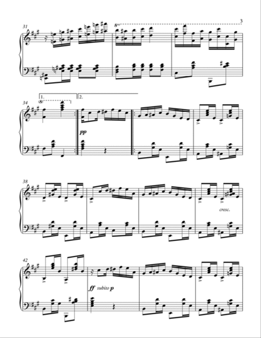 SOBERANO Piano Solo scores gallery preview page 3