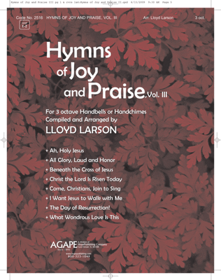 Book cover for Hymns of Joy & Praise, Vol 3